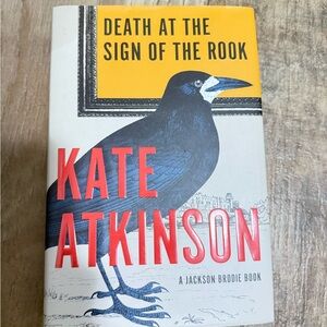Kate Atkinson 'Death at the Sign of the Rook' Book - Yellow and Red Cover